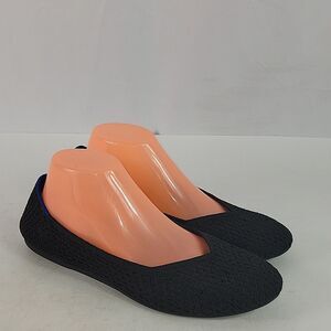 Rothy's Retired Honeycomb Black Women's Flats Shoes